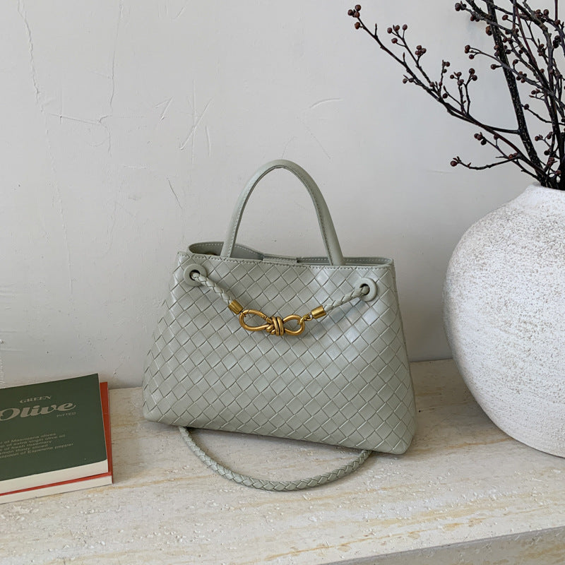 Women's Fashion Weaving Simple Textured Popular Women's Shoulder Bag