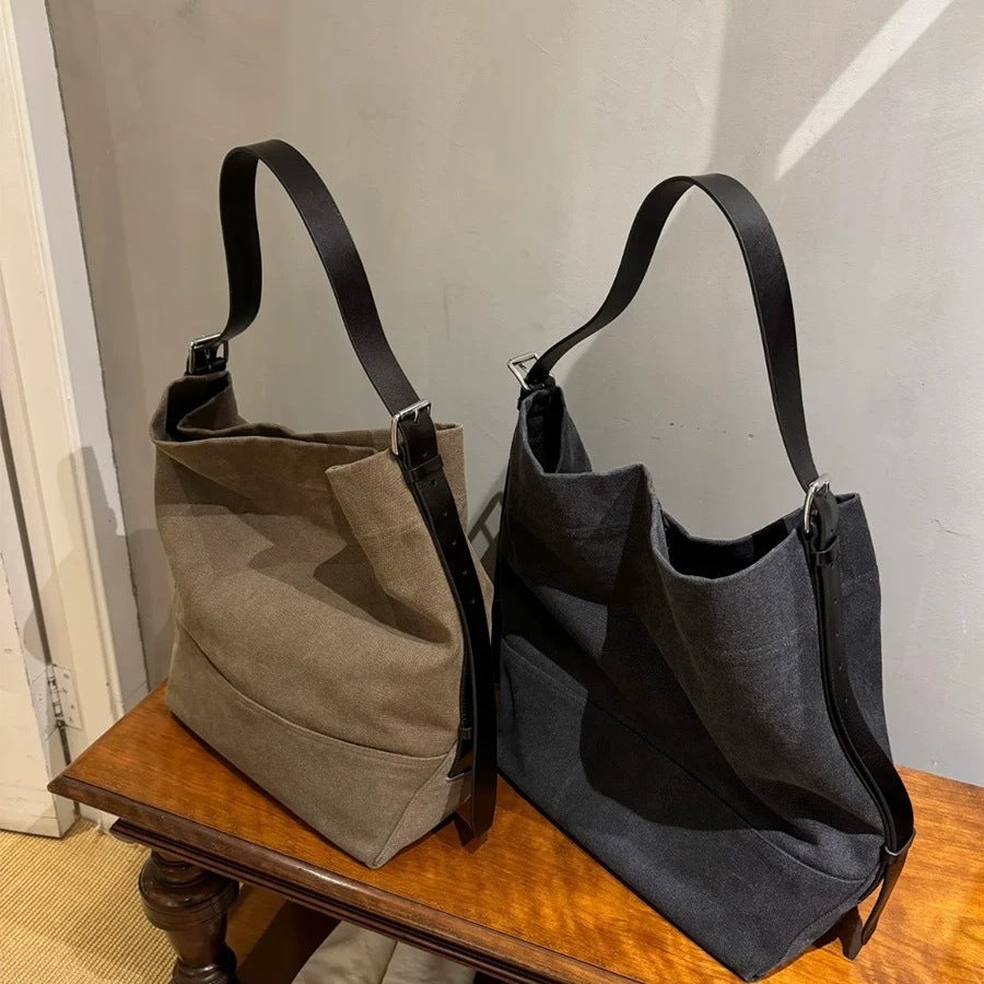 Women's Style Design Canvas Large Capacity Commuter Shoulder Bags