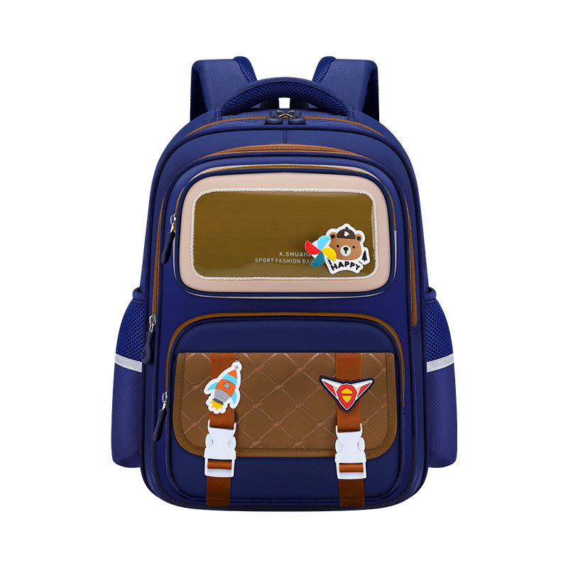 Boys Grade Large Capacity Burden Reduction Spine Protection Super Primary School Bag