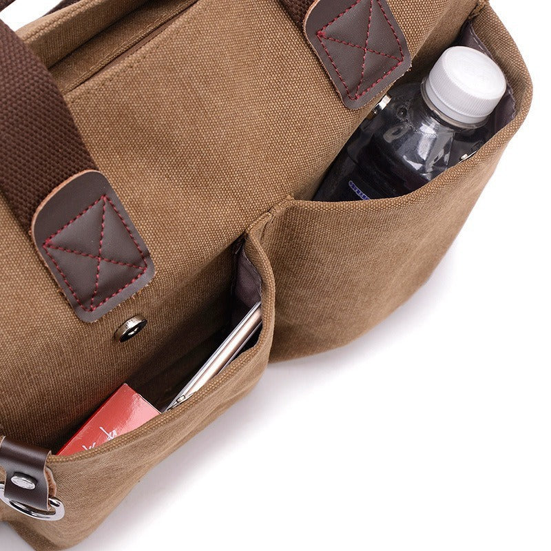 Unique Men's Canvas For Simple Business Bags