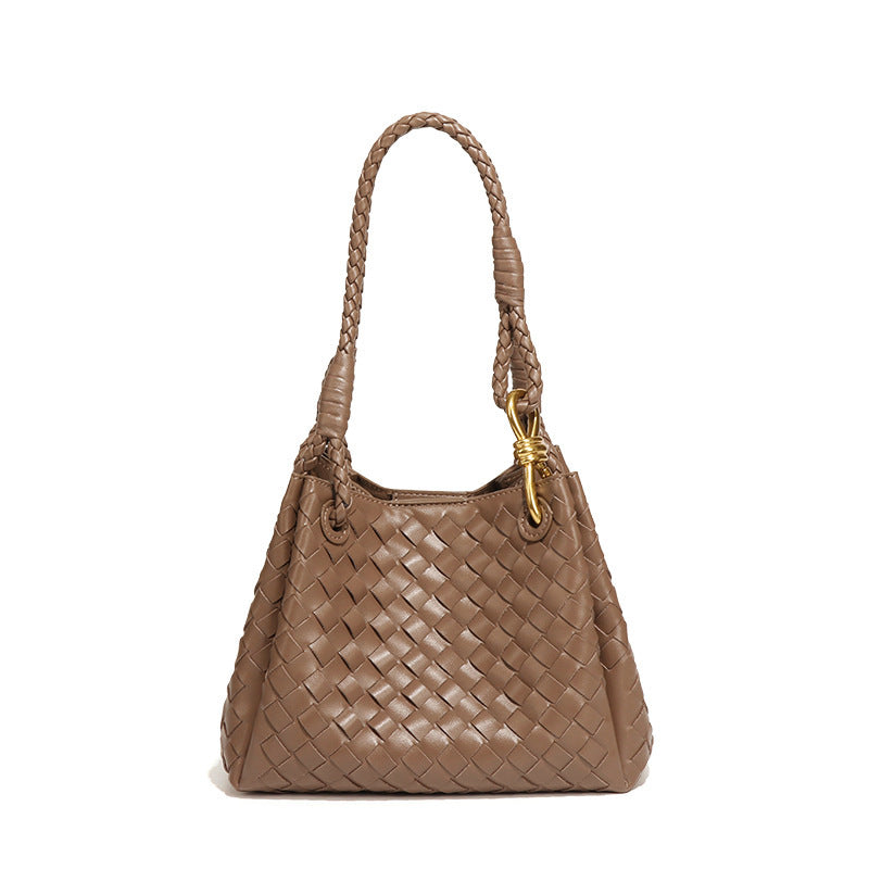 Women's Retro Hand-woven Parachute Vegetable Basket Composite Bags