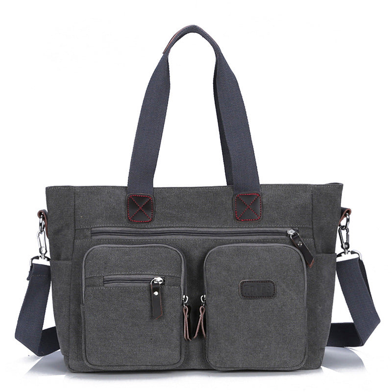 Classic Business Canvas Simple Stylish Big Bags