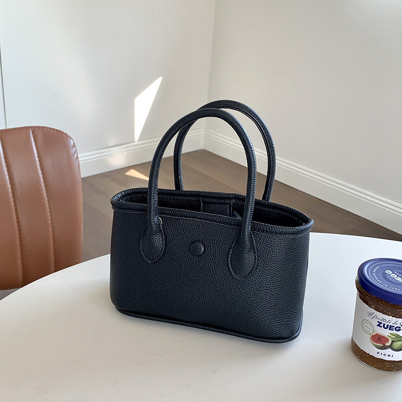 High Sense Niche Korean Style Fashion Simple Solid Women's Messenger Bag