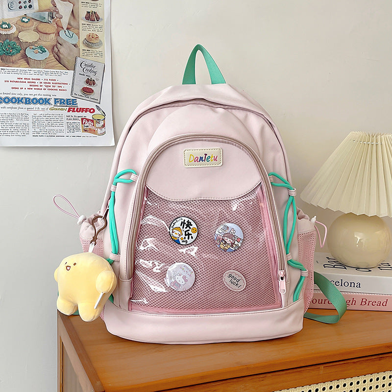 Cartoon Snacks Simple Two-dimensional Grain Lightweight Junior Bags