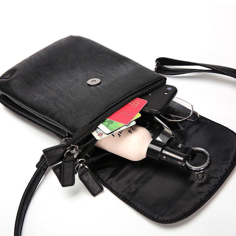 New Innovative Charming Men's Leather Vertical Men's Shoulder Bag
