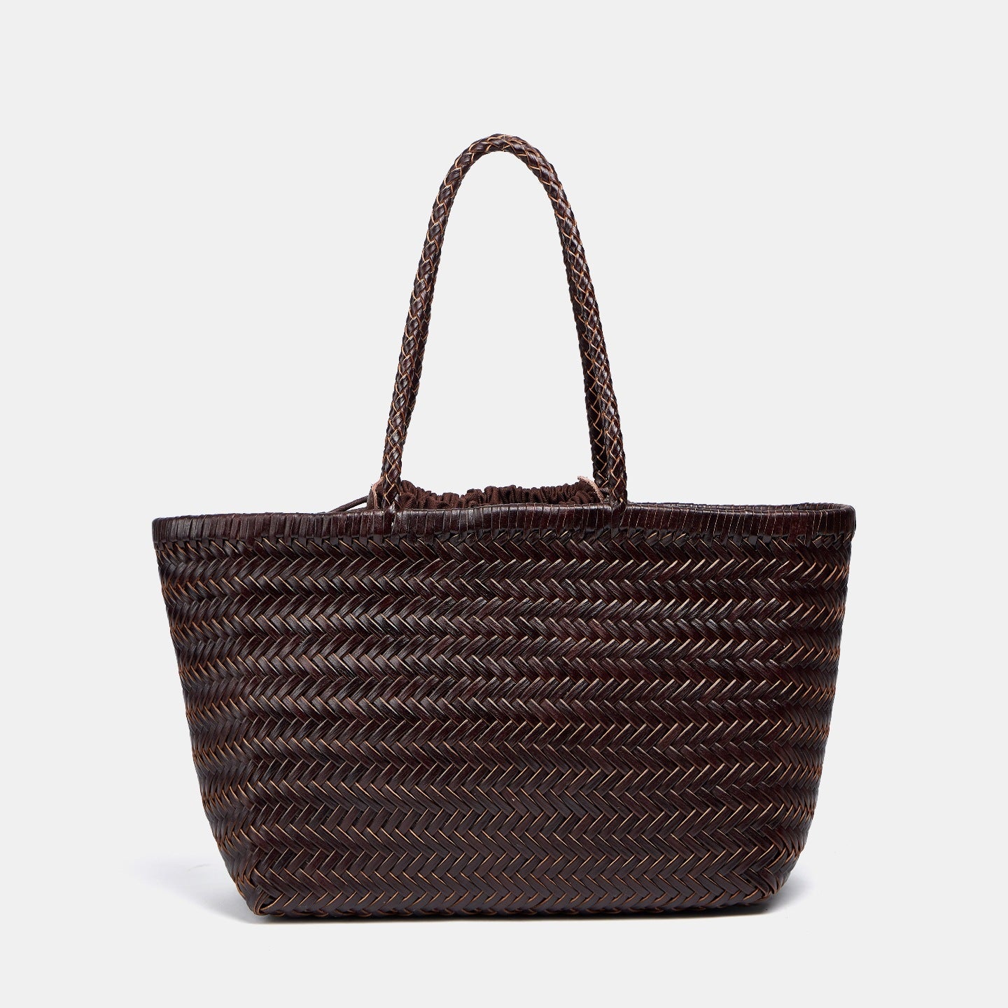 Women's Leather French Retro Vegetable Basket Large Women's Handbag