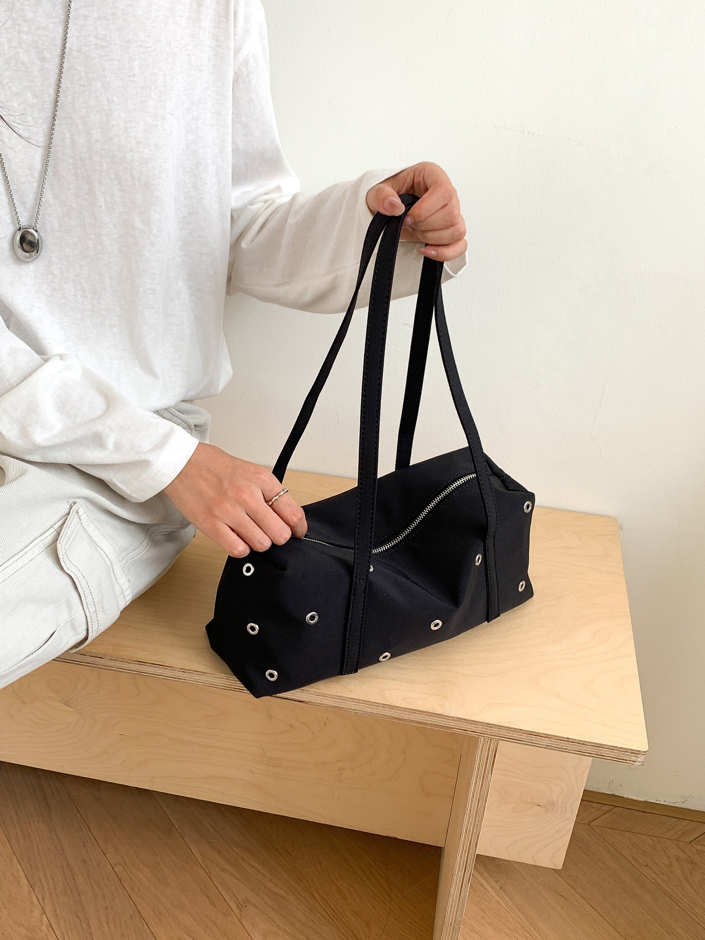 Women's Leopard Print Niche Commute Leisure Pillow Tote Bags