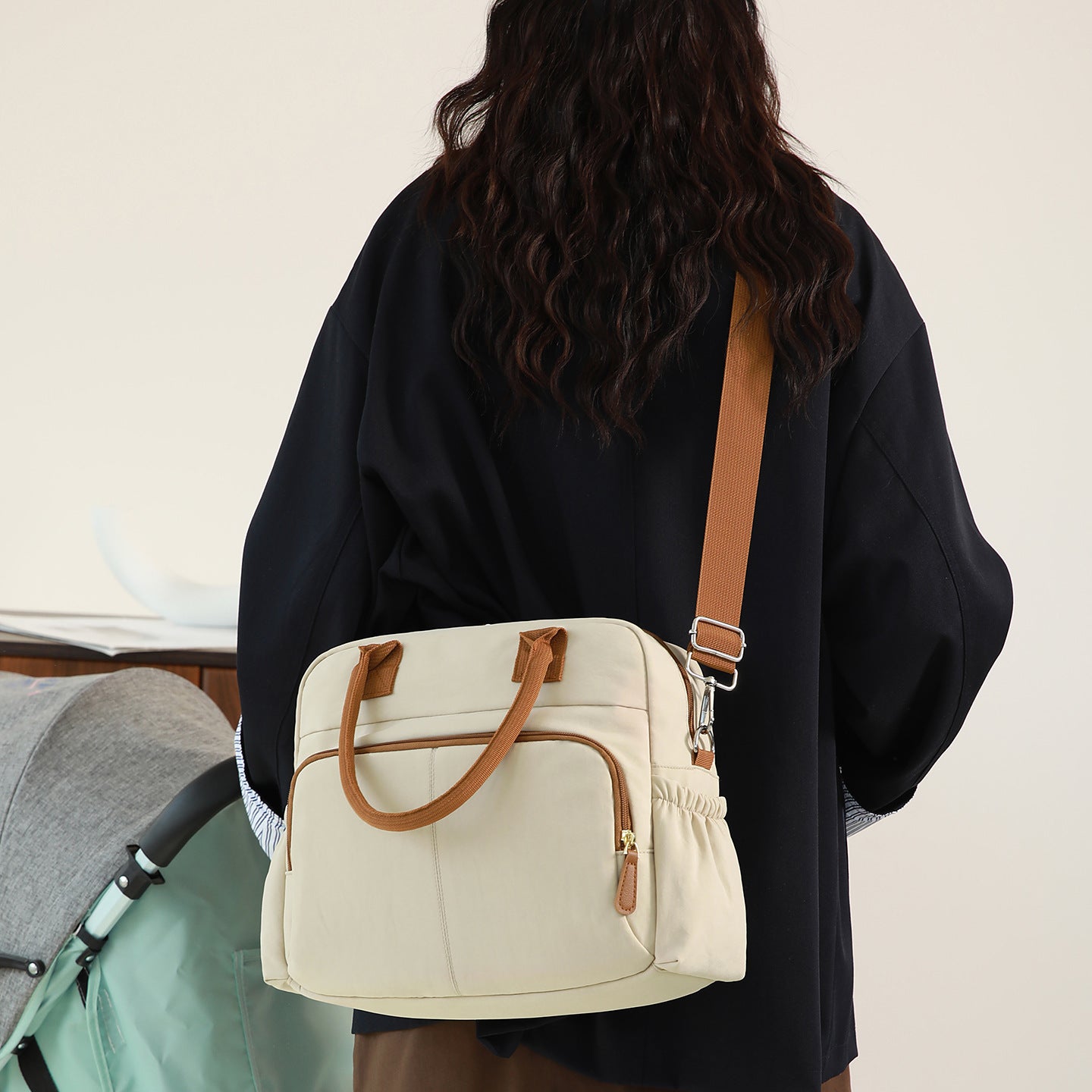 Women's Diaper Mother Waterproof Large Capacity Mummy Bag