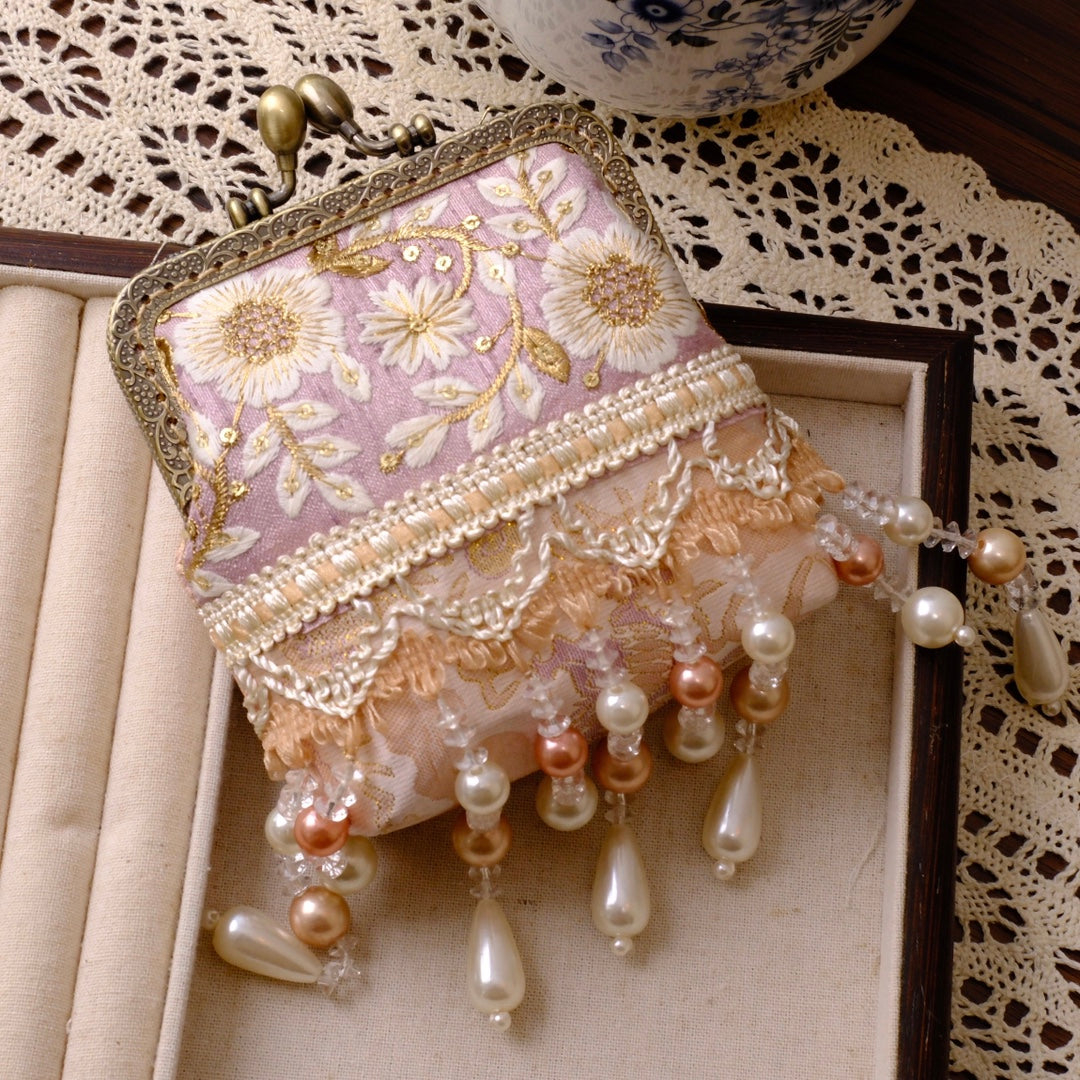 Finished Chinese Style Retro Handmade Brocade Cotton Buckle