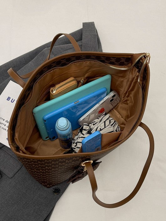 Women's Korean Commuter Fashion Minority Simple Tote Bag