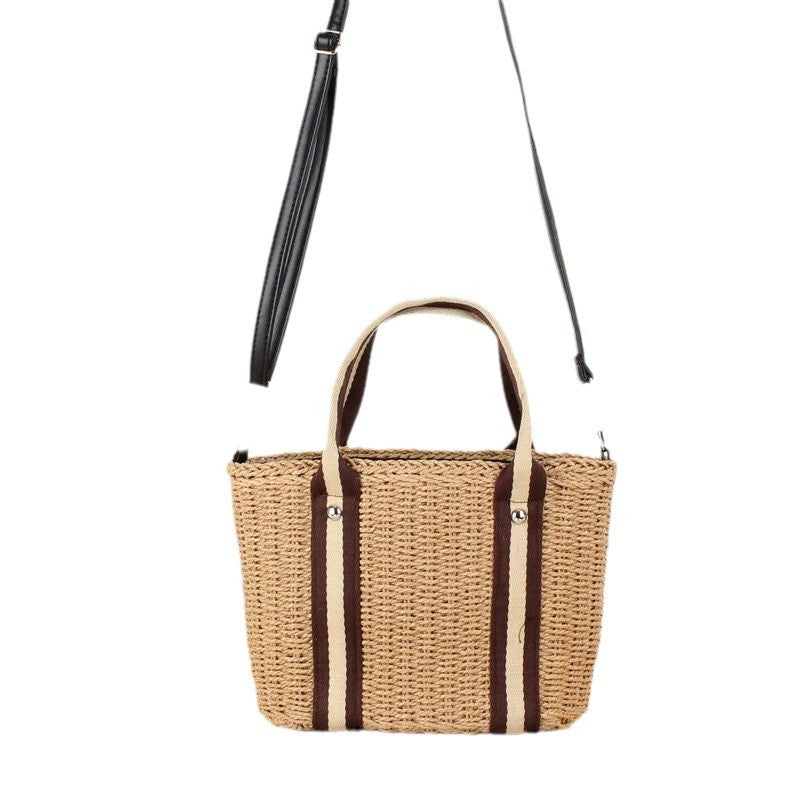 Women's Summer Straw Large Capacity Hand-woven Versatile Women's Shoulder Bag