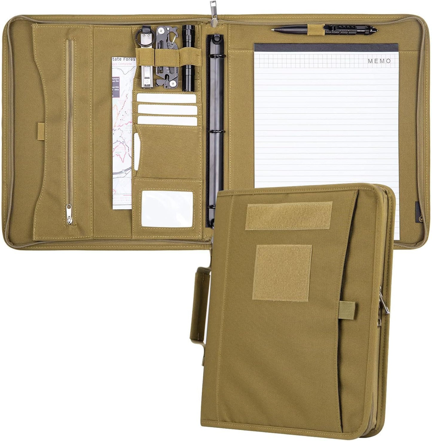Loose-leaf Book Cover Supplies Notebook Sleeve Diary Outdoor Camouflage, Military Fan Bag