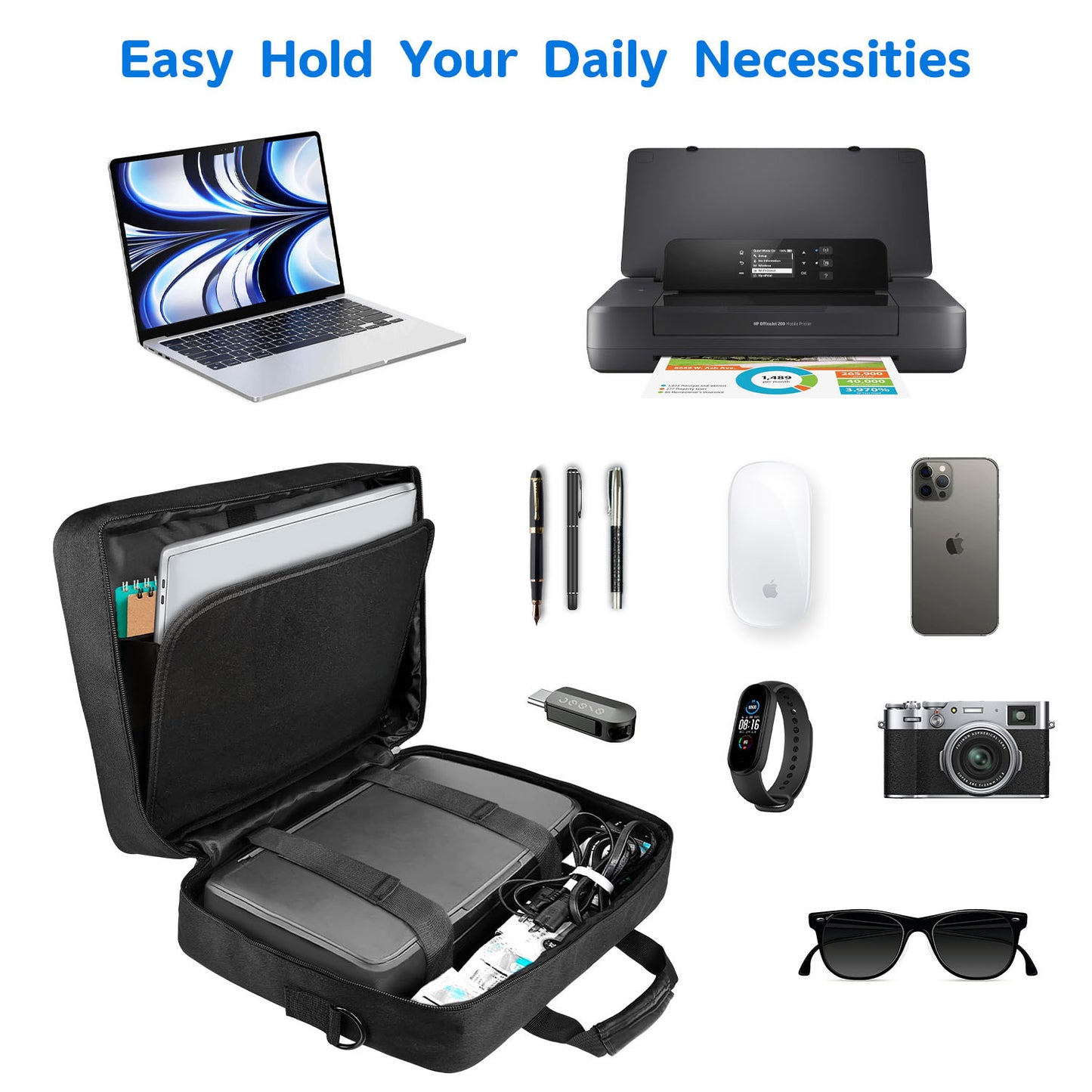 Popular Classy Portable Printer Notebook Storage Bags