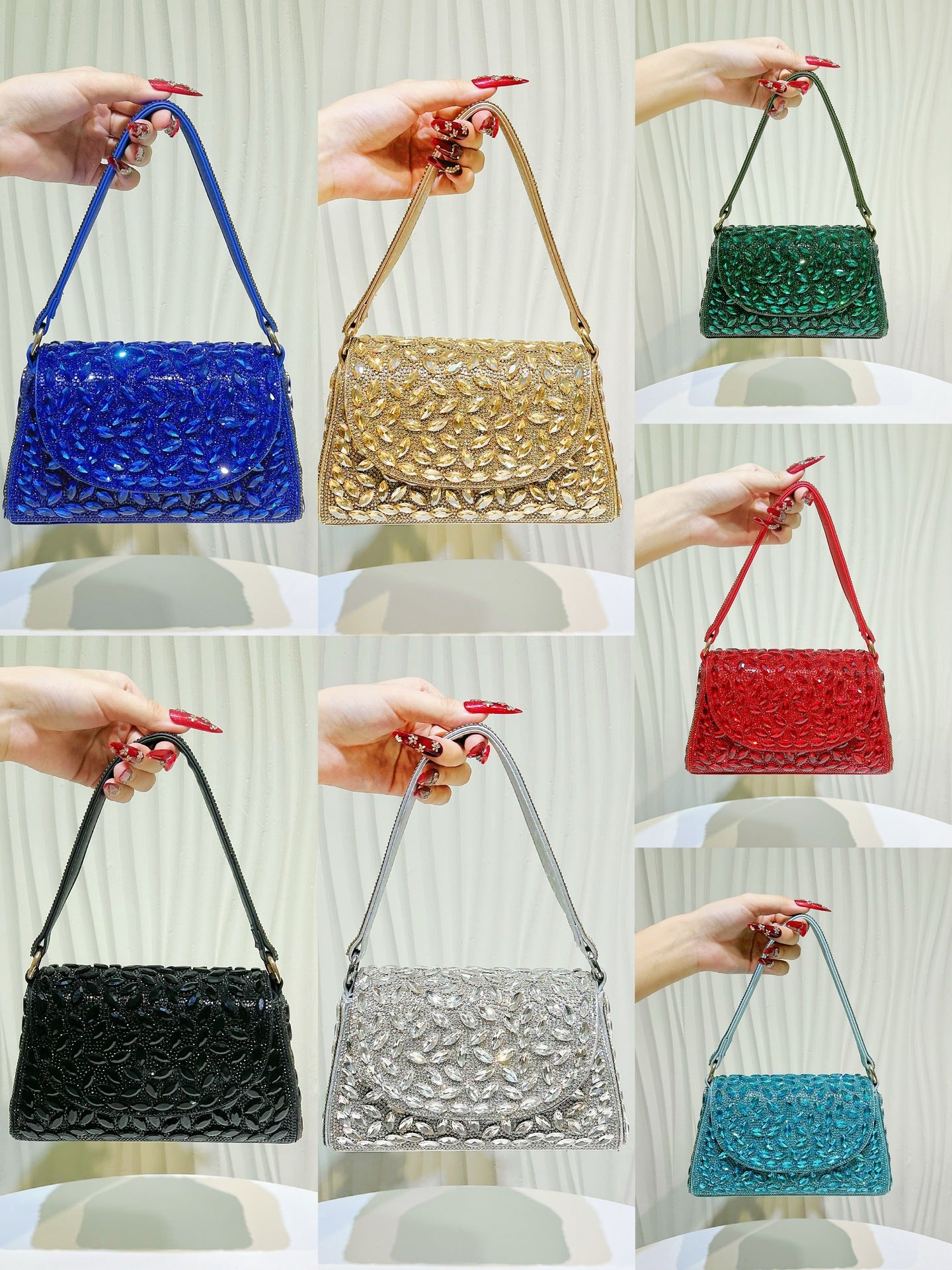 Women's Clutch Cheongsam High-grade Light Luxury Rhinestone Dinner Bag