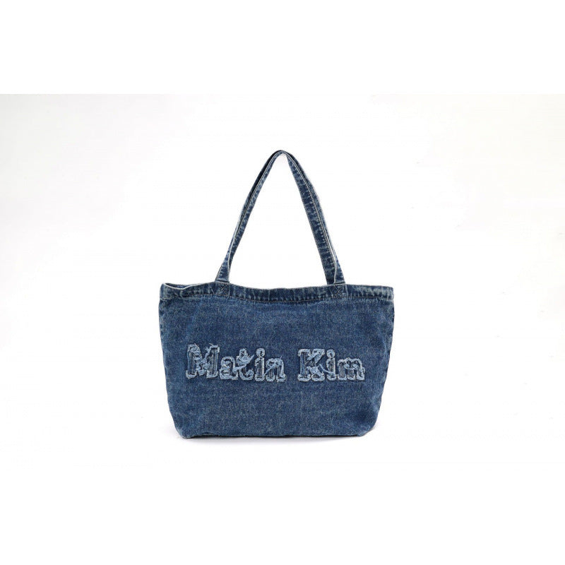 Denim Canvas Zhang Large Capacity Totes Women's Shoulder Bag