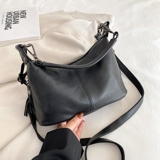 Women's Genuine Leather Portable Cow Korean Style Bags