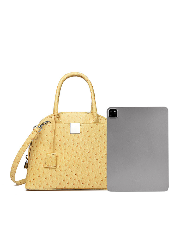 Women's Fashion Snake Pattern Ostrich Grain Women's Messenger Bag