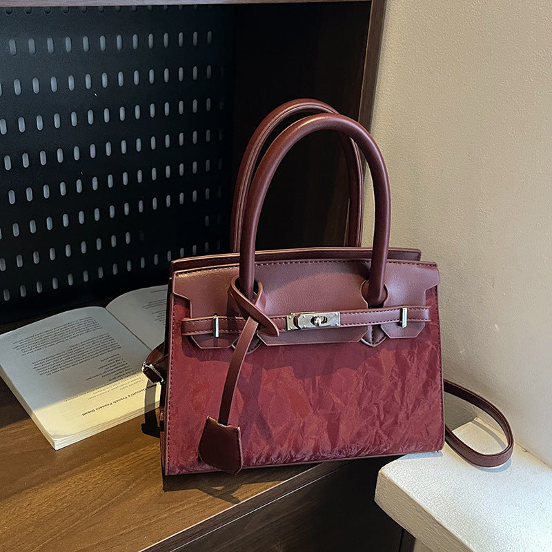 Women's Simple Retro Commuter Korean Style Tote Bag