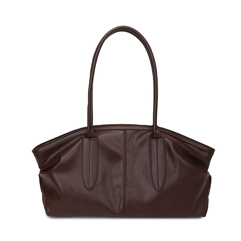 Women's Fashion Pleated Underarm Large Capacity Commuter Bags