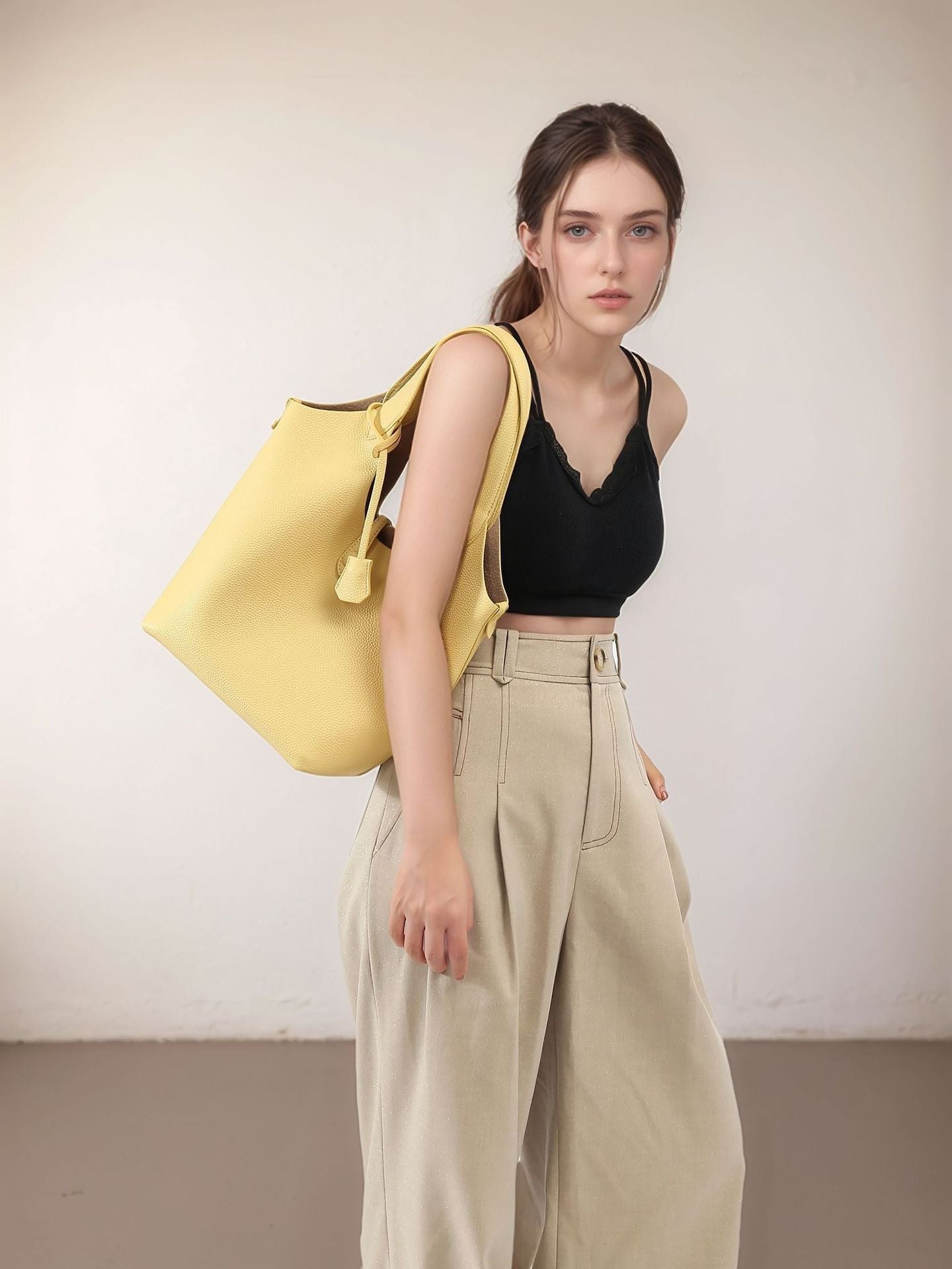 Women's Vegetable Basket Fashion Commuter Portable Women's Shoulder Bag