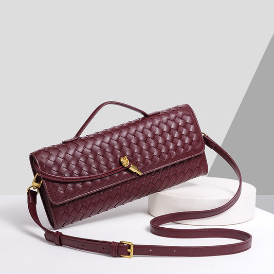 Slouchy Hand-woven File Fashion Horizontal Versatile Bags