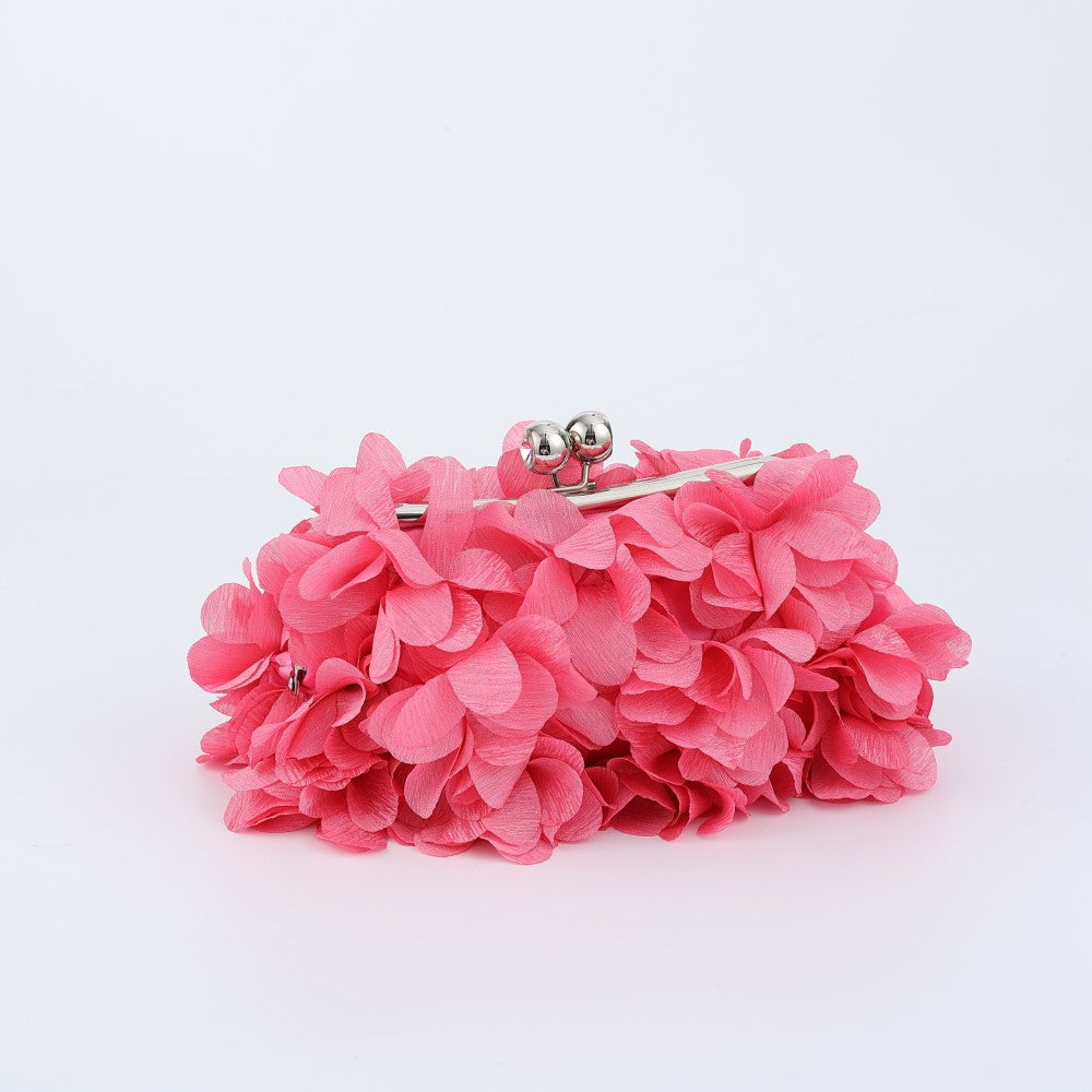 Women's Sweet Fresh Petal Three-dimensional Flower Dress Women's Clutch