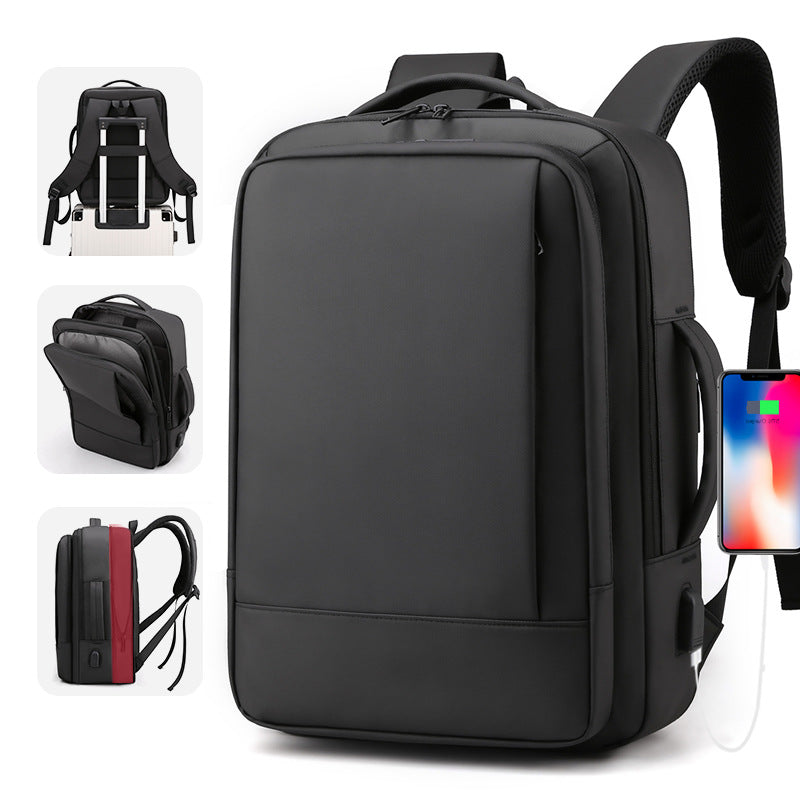 Trendy Pretty Men's Large Capacity Expandable Backpacks