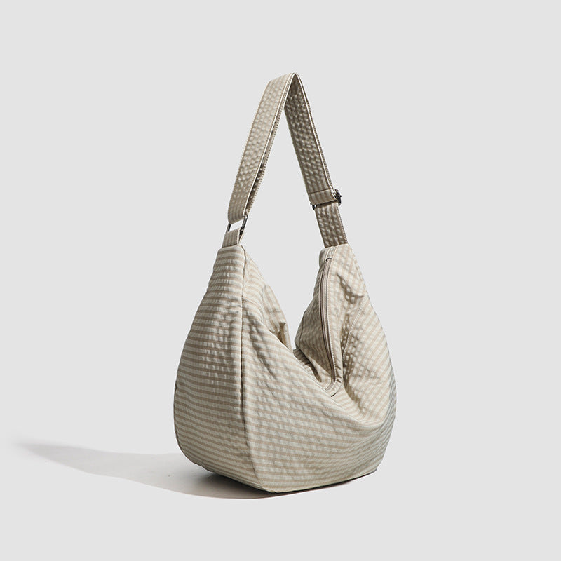 Creative Niche Waffle Cloth Fashion Style Bags