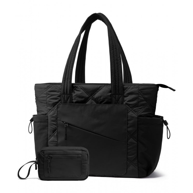 Women's Strap Zip Puffer Essential Quilting Carrying Women's Shoulder Bag