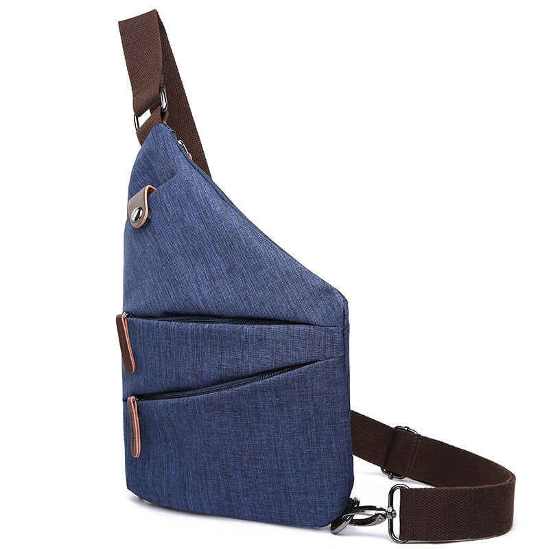 Waterproof Fabric Adjustable Strap Mini Portable Men's Chest Bag