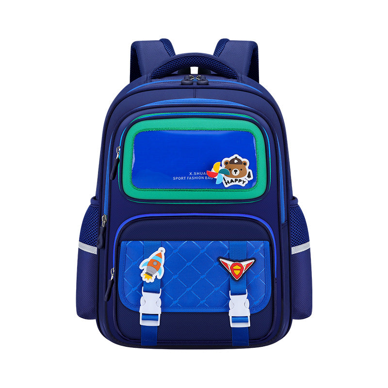 Boys Grade Large Capacity Burden Reduction Spine Protection Super Primary School Bag