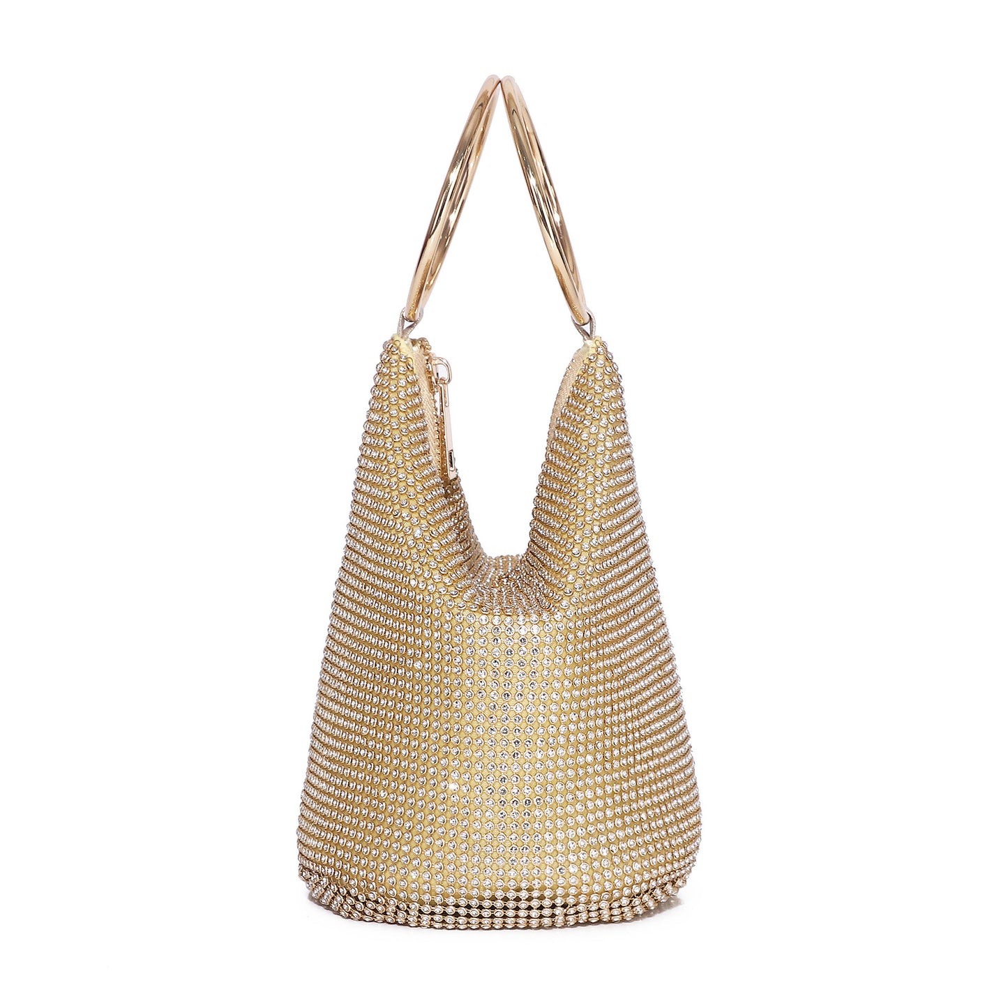 Full Diamond Portable Vegetable Basket Rhinestone Fashion Dinner Bag