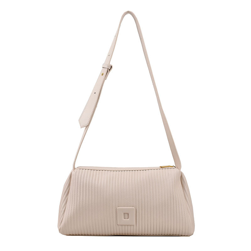 Women's Trendy Fashionable Striped Pleated Simple Graceful Bags