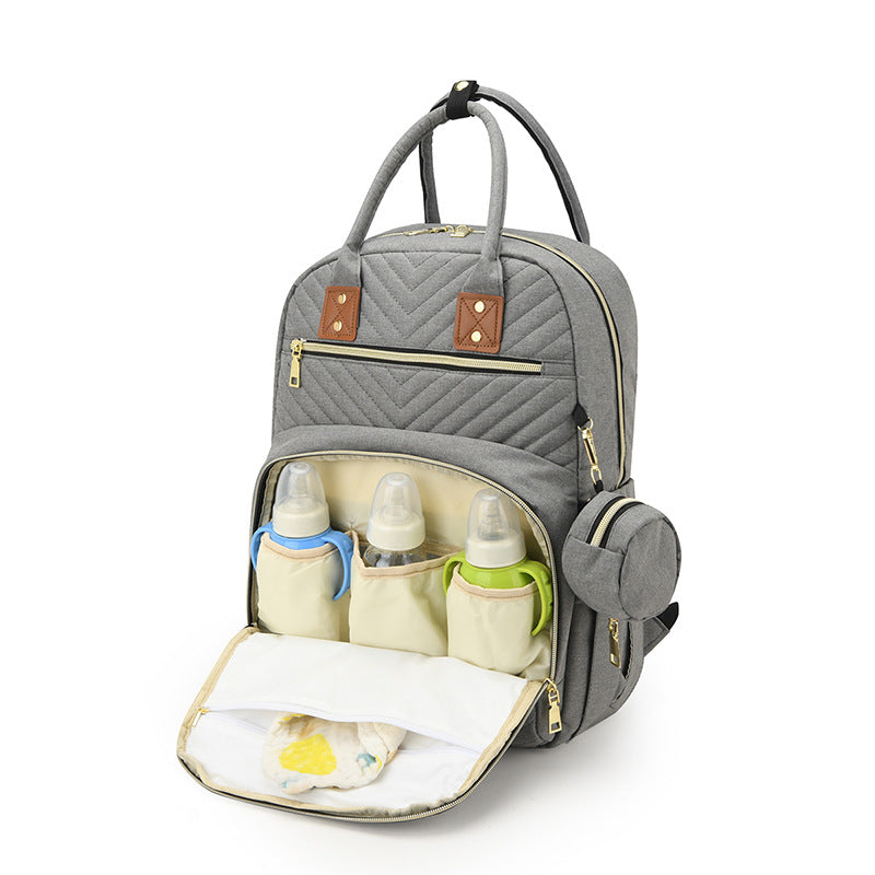 Fashion Mother Large Capacity Dry Wet Mummy Bag