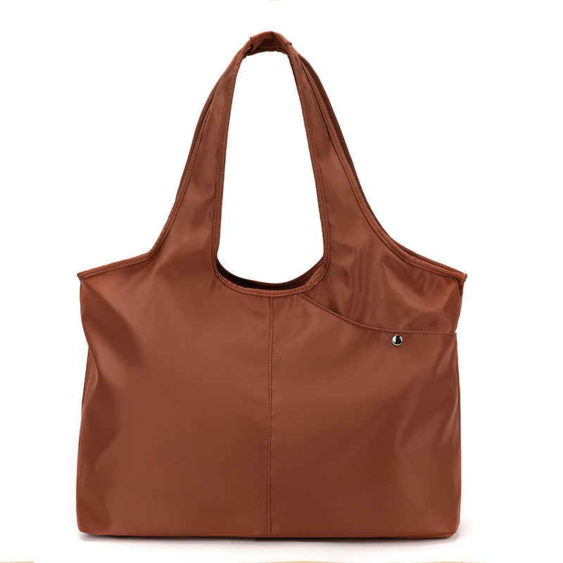 Women's Style Simple Large Capacity Lightweight Nylon Cloth Women's Shoulder Bag