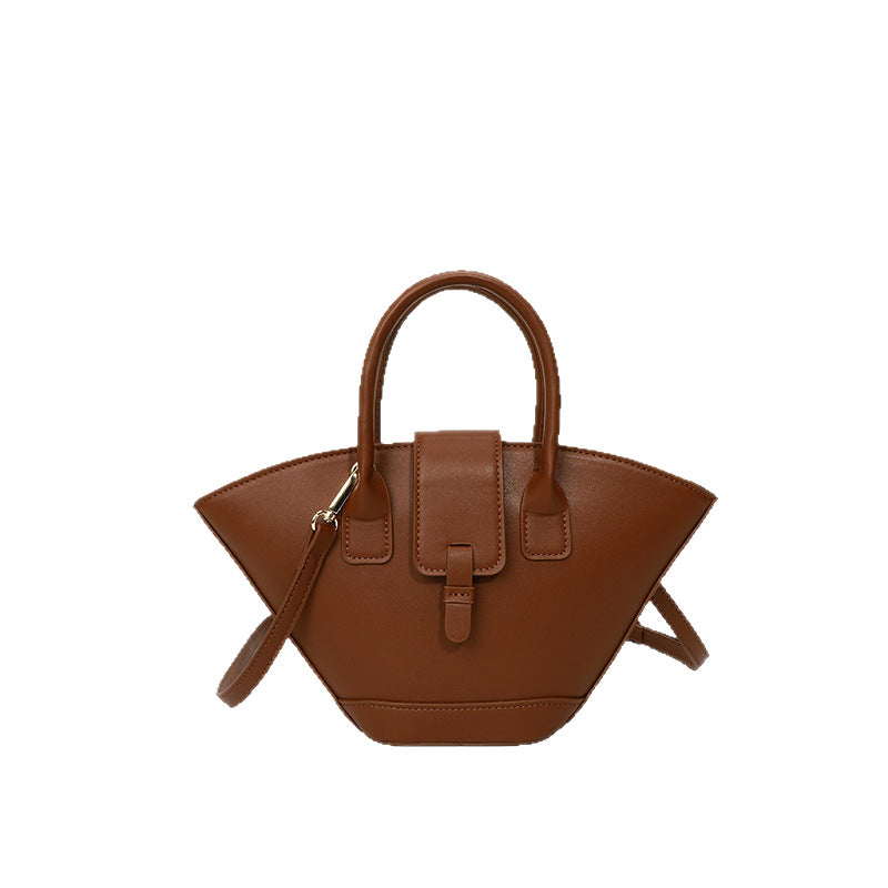 Large Capacity Versatile Retro Fan-shaped Design Women's Handbag
