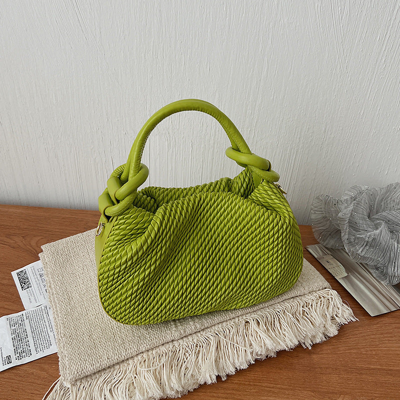 Capacity Rhombus Single Western Style Trendy Women's Handbag