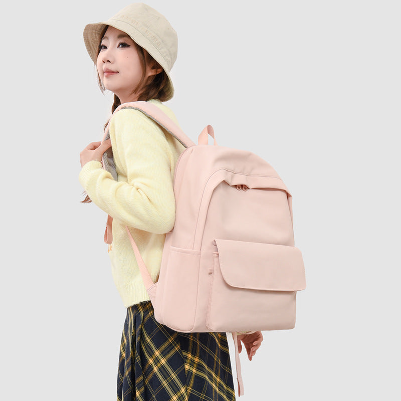 Men's Junior High Simple Large Capacity Waterproof Backpacks