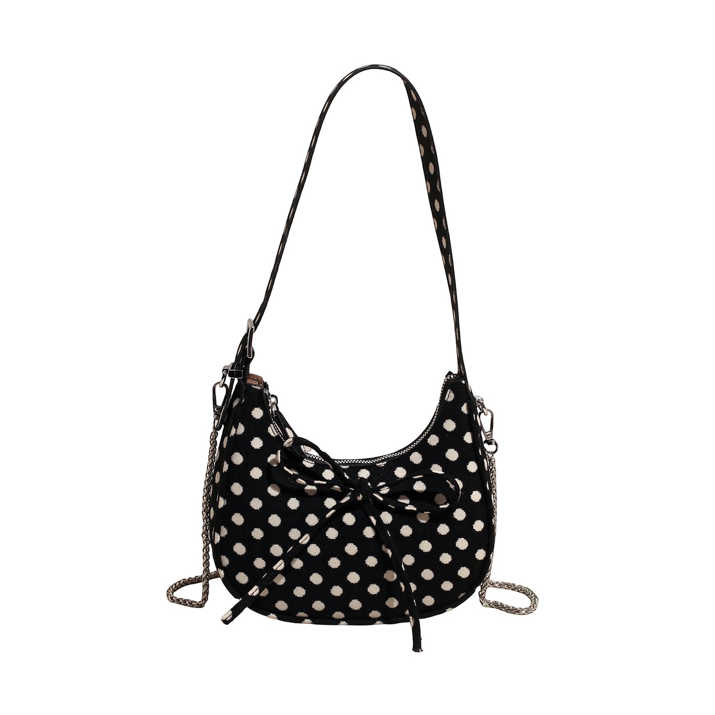 Women's Korean Style Bow Underarm Single Women's Shoulder Bag