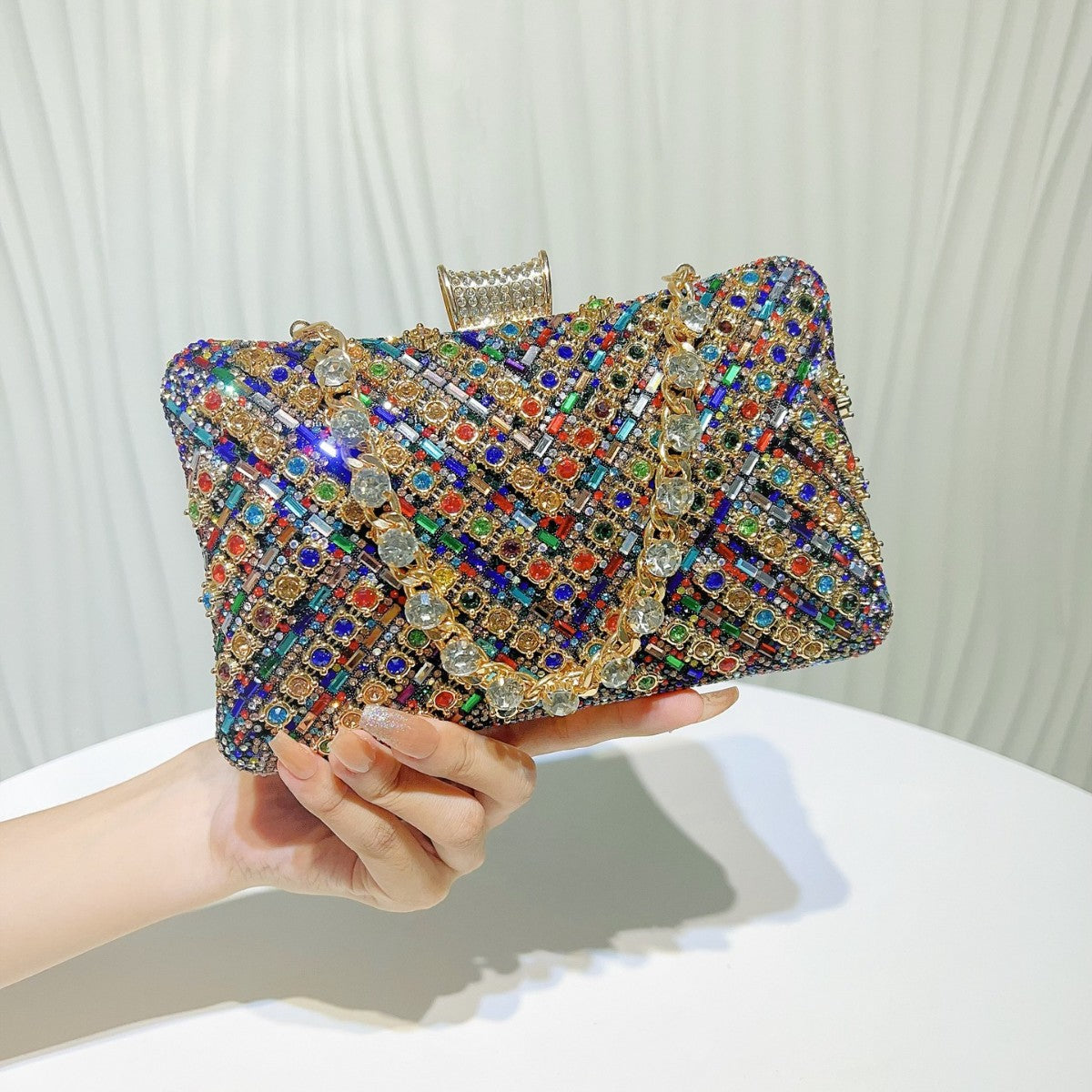Rhinestone Party Fashion Exquisite Light Luxury Dinner Bag