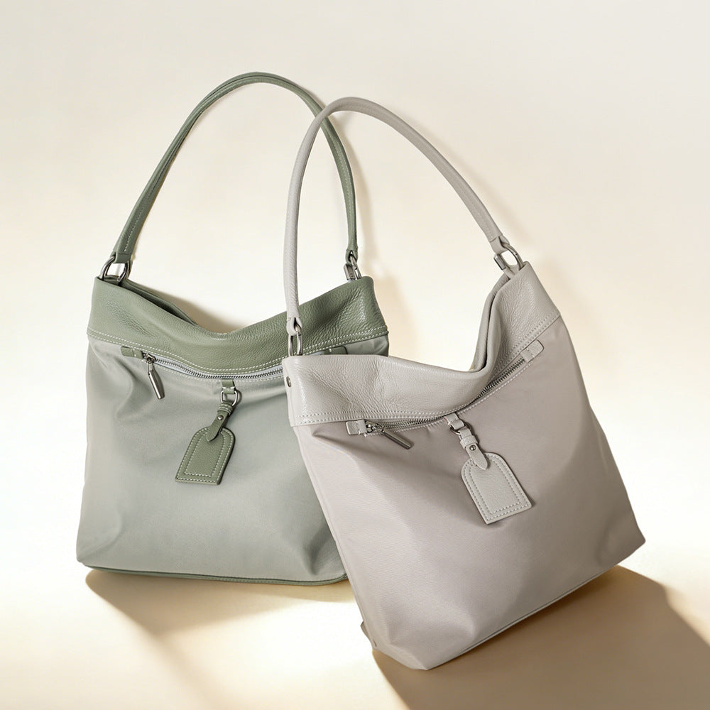 Women's Genuine Leather Light Luxury Commuter First Layer Cowhide Women's Handbag