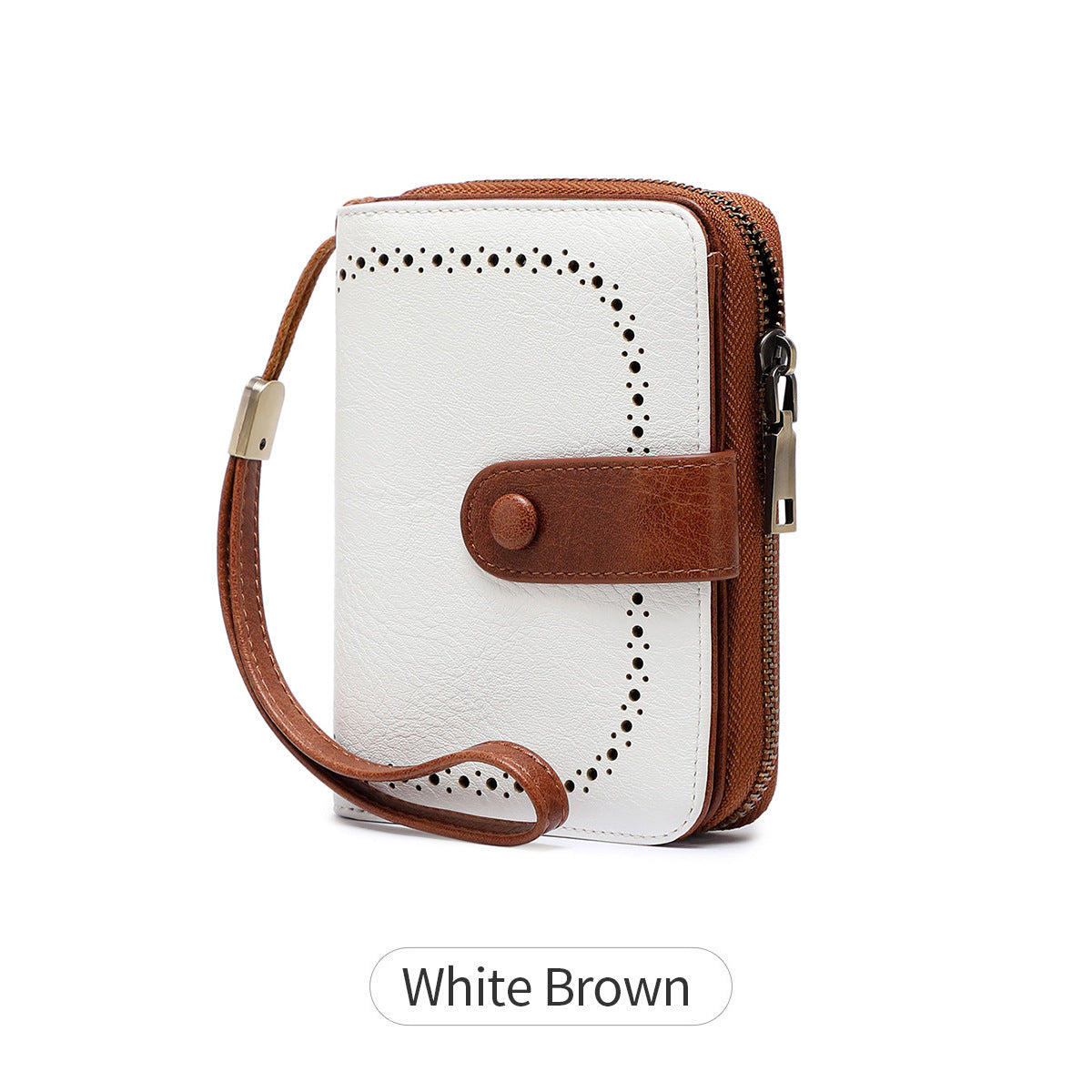 Women's Swiping Oil Wax Leather Retro Expanding Ladies Wallet