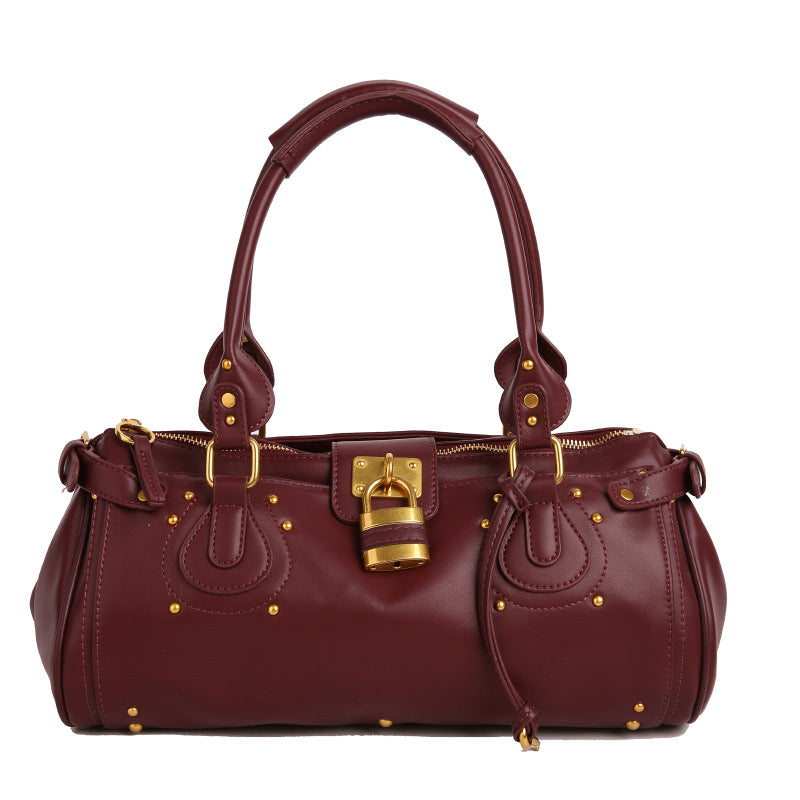 Women's Fashion Underarm Vintage Rivet Chloe Paddington Women's Shoulder Bag