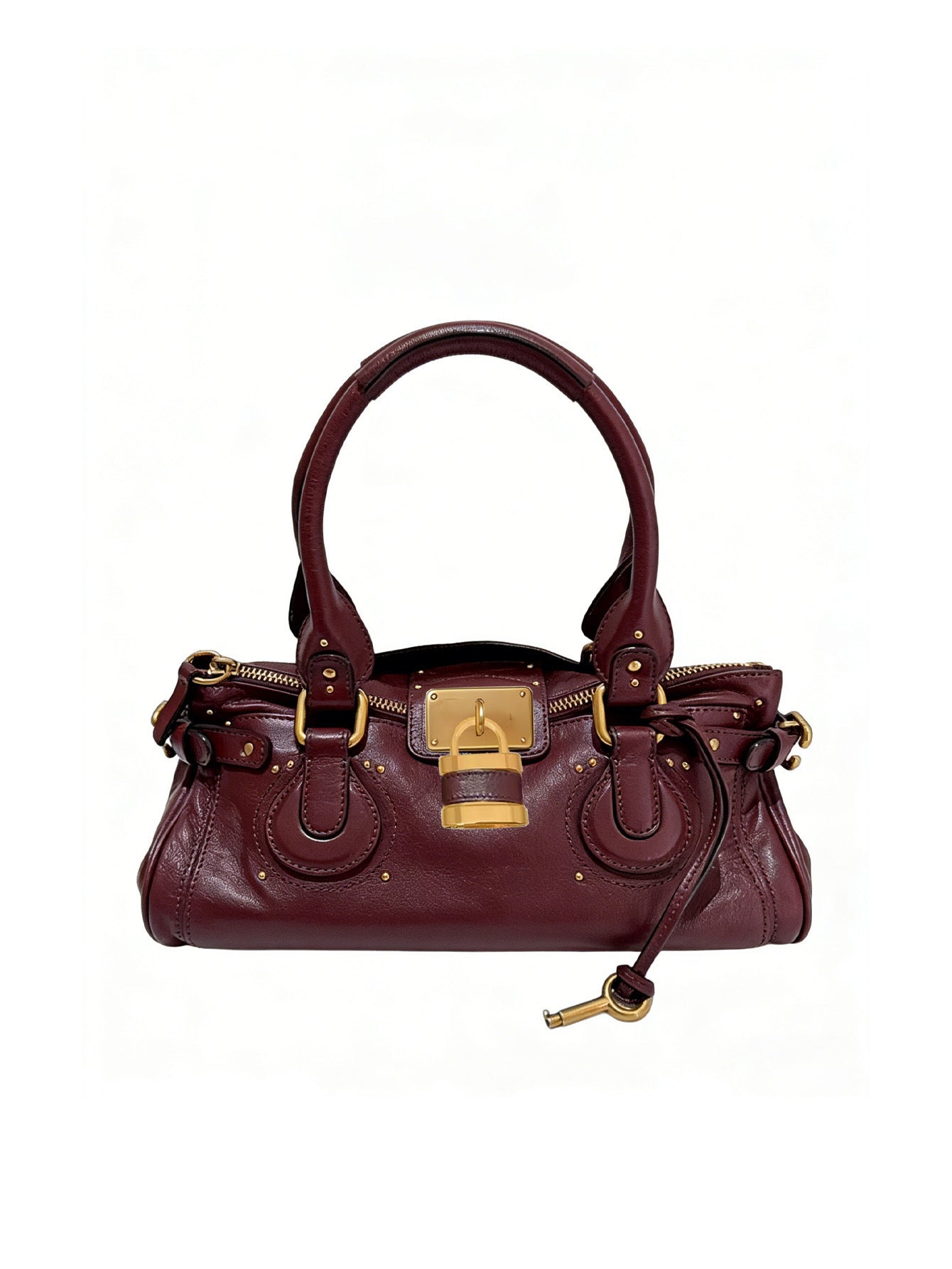 Women's Classic Retro Distressed Chloe Paddington Portable Large Bags