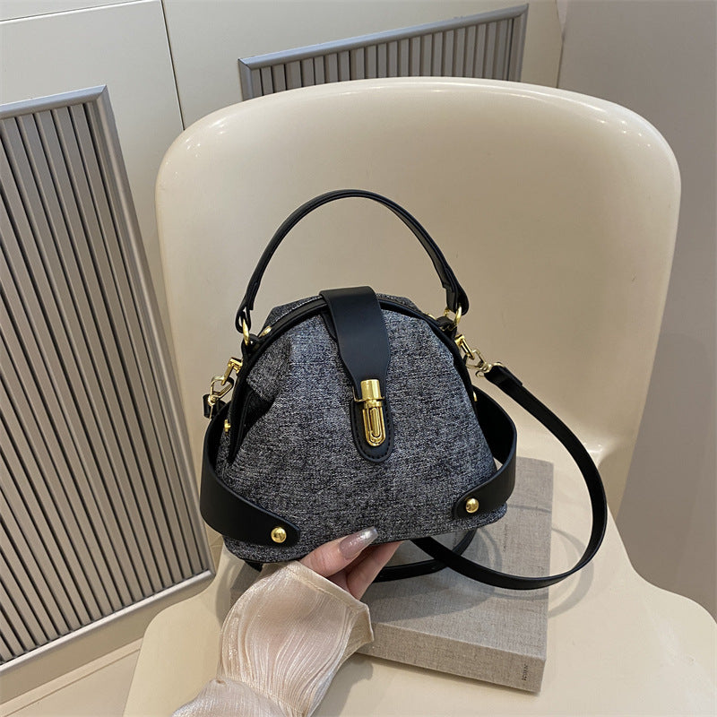 Women's High-grade Fashion Portable Simple Textured Women's Messenger Bag
