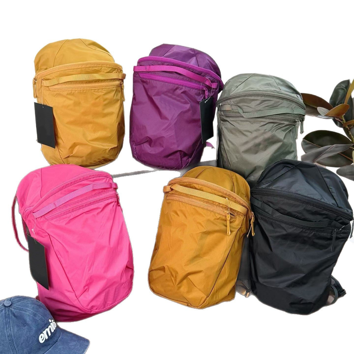 Women's & Men's Hiking Daily Embroidery Water-repellent Lightweight Backpacks