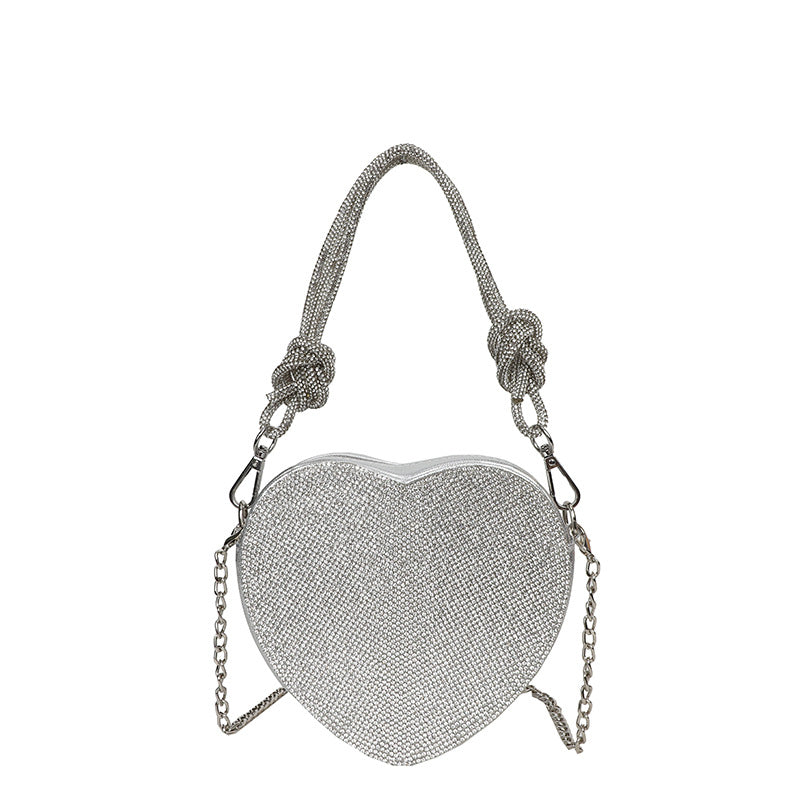 Women's Dinner Fashion Diamond Retro Western Style Women's Shoulder Bag