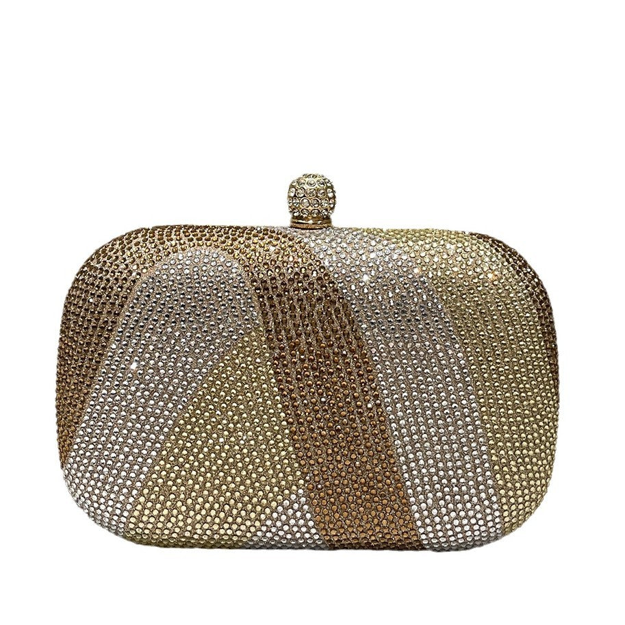 Women's Gorgeous Shiny Rhinestone Fashion Temperament Elegant Dinner Bag