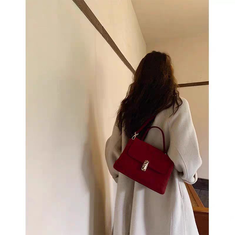 Women's Red High-grade Daily Available Large Capacity Totes Women's Shoulder Bag