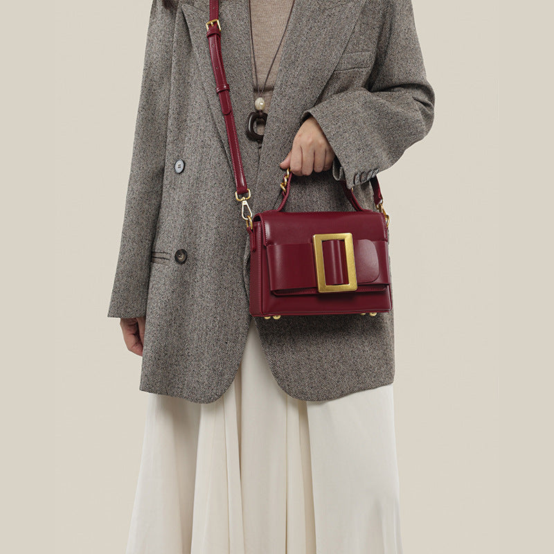 Women's High-grade Patent Leather Fashion Commuter Handbags